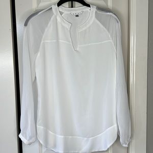 CAbi Allure lined white Blouse